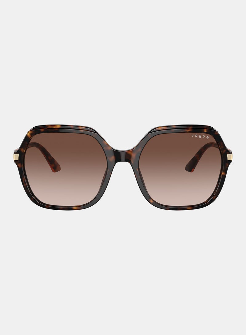 فوغ نظارة شمسية بإطار كامل سداسي 5561S, 56, W656, 13 - Image 1